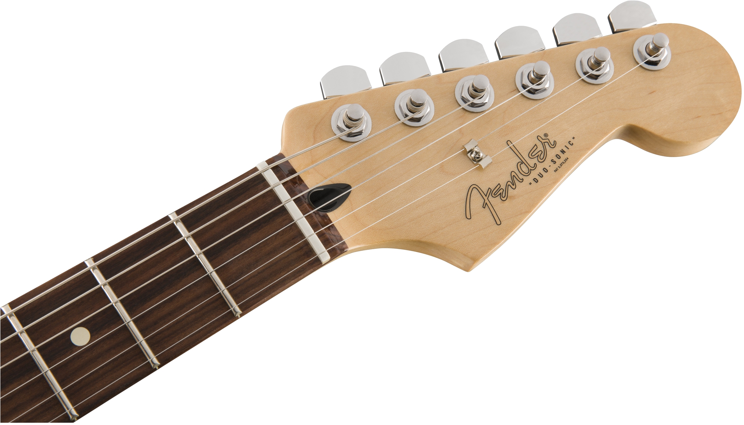 Fender Duo-sonic Hs Offset Mex Pf Diapason Court - Black - Retro-Rock-E-Gitarre - Variation 3