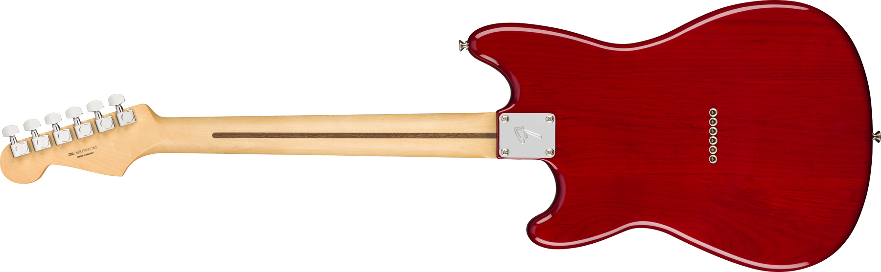 Fender Duo-sonic Player Hs Ht Mn - Crimson Red Transparent - Retro-Rock-E-Gitarre - Variation 1