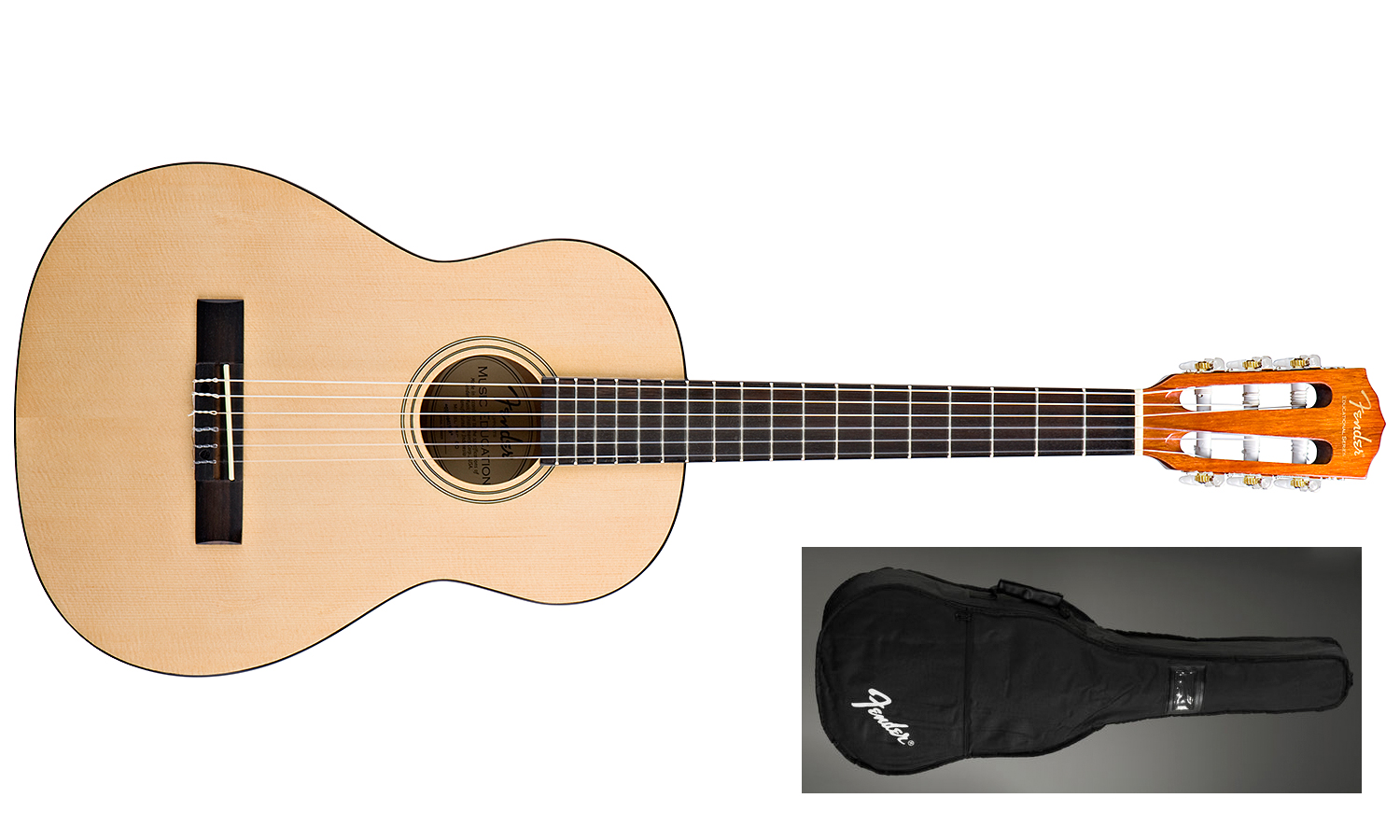 Fender Esc105 Educational Natural - Konzertgitarren 4/4 - Variation 1