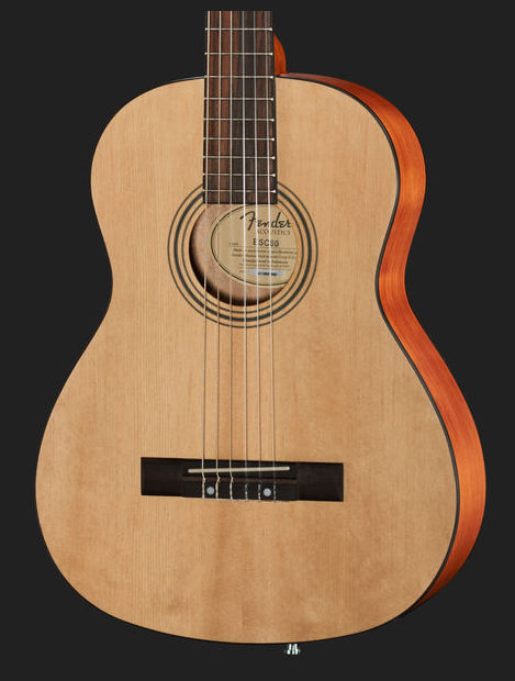 Fender Esc-80 Educational Serie 3/4 - Natural Satin - Konzertgitarre 3/4 - Variation 3