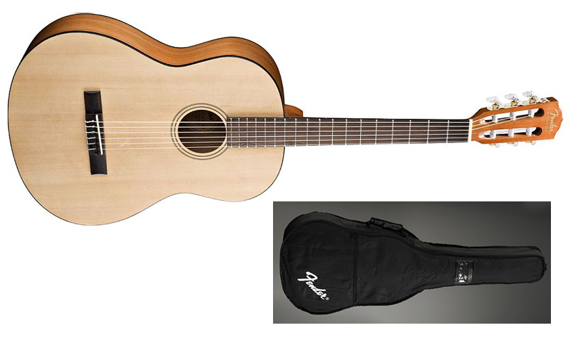 Fender Esc-80 Educational Serie 3/4 - Natural Satin - Konzertgitarre 3/4 - Variation 1