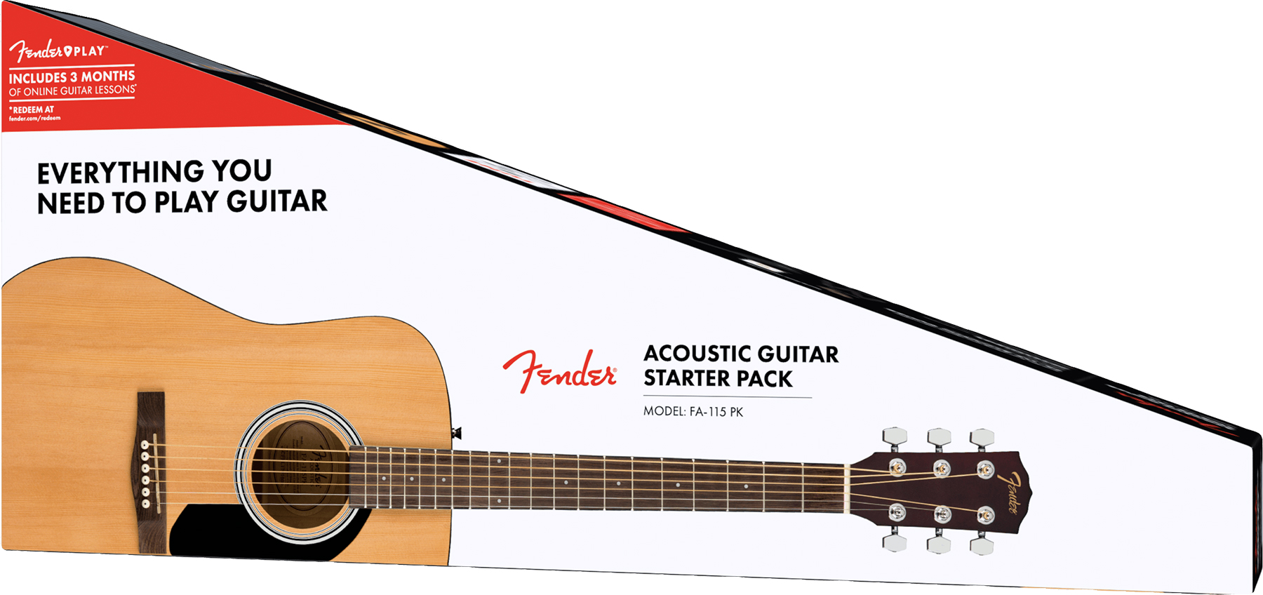Fender Fa-115 Pack Dreadnought Epicea Acajou Wal - Natural - Westerngitarre Set - Variation 1