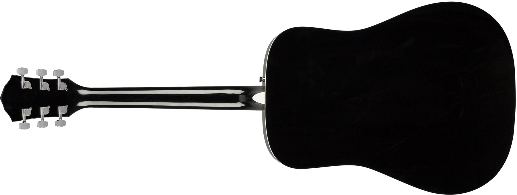 Fender Fa-125 Dreadnought 2020 Epicea Acajou Wal - Black - Westerngitarre & electro - Variation 1