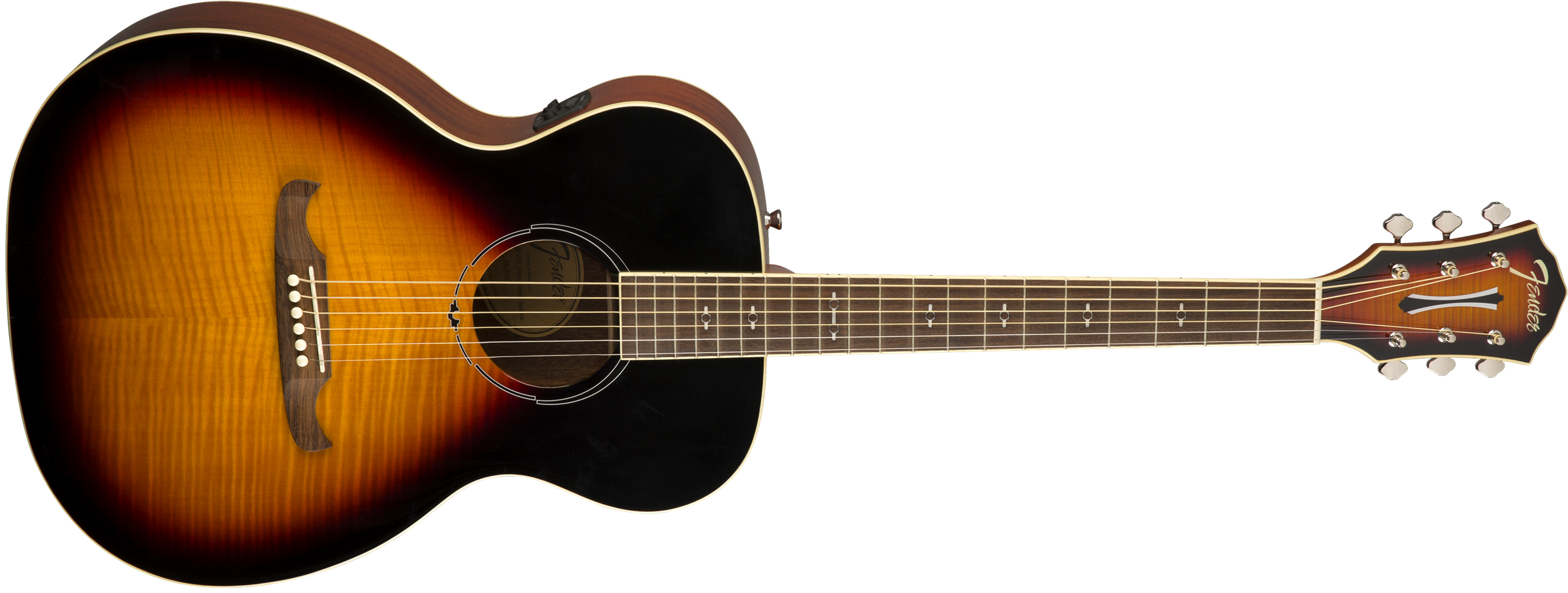 Fender Fa-235e Alternative Concert Erable Acajou Lau - 3-color Sunburst - Elektroakustische Gitarre - Variation 5