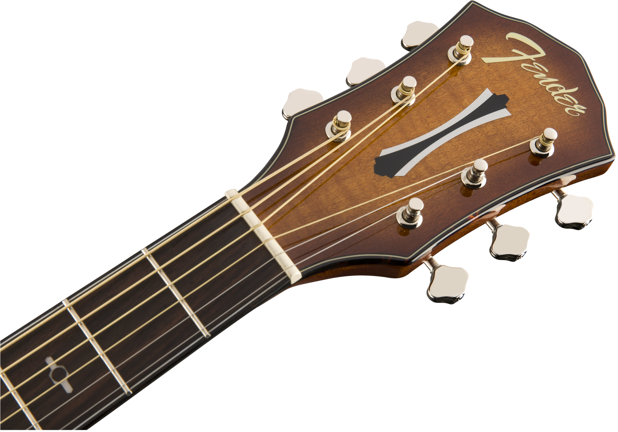 Fender Fa-345ce Alternative Auditorium Cw Erable Lacewood Lau - 3-tone Tea Burst - Elektroakustische Gitarre - Variation 3