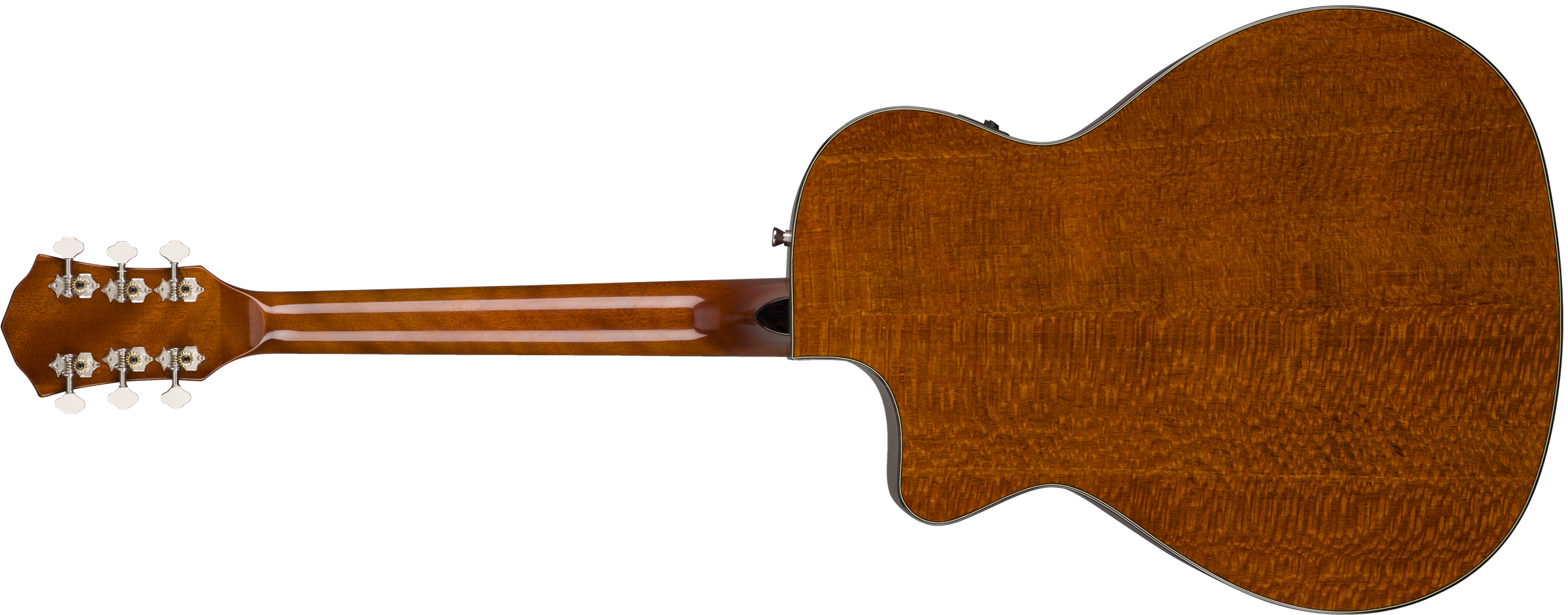 Fender Fa-345ce Alternative Auditorium Cw Erable Lacewood Lau - Natural - Elektroakustische Gitarre - Variation 1