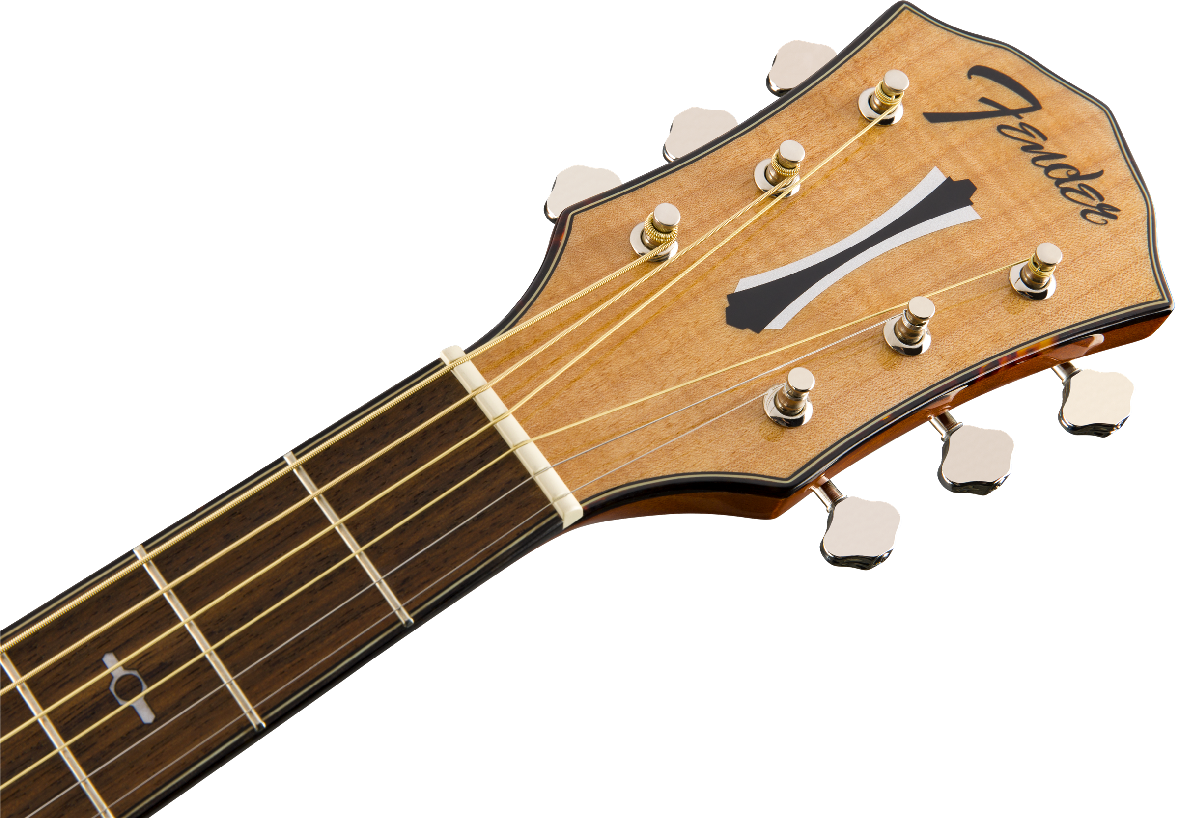 Fender Fa-345ce Alternative Auditorium Cw Erable Lacewood Lau - Natural - Elektroakustische Gitarre - Variation 4