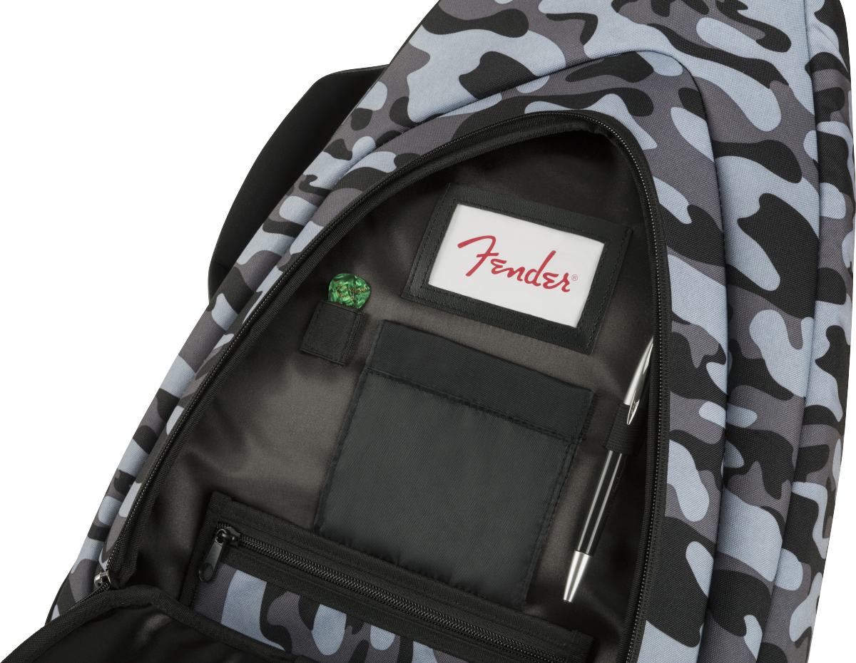 Fender Fe920 Camo Electric Guitar Gig Bag Winter Camo - Tasche für E-Gitarren - Variation 6