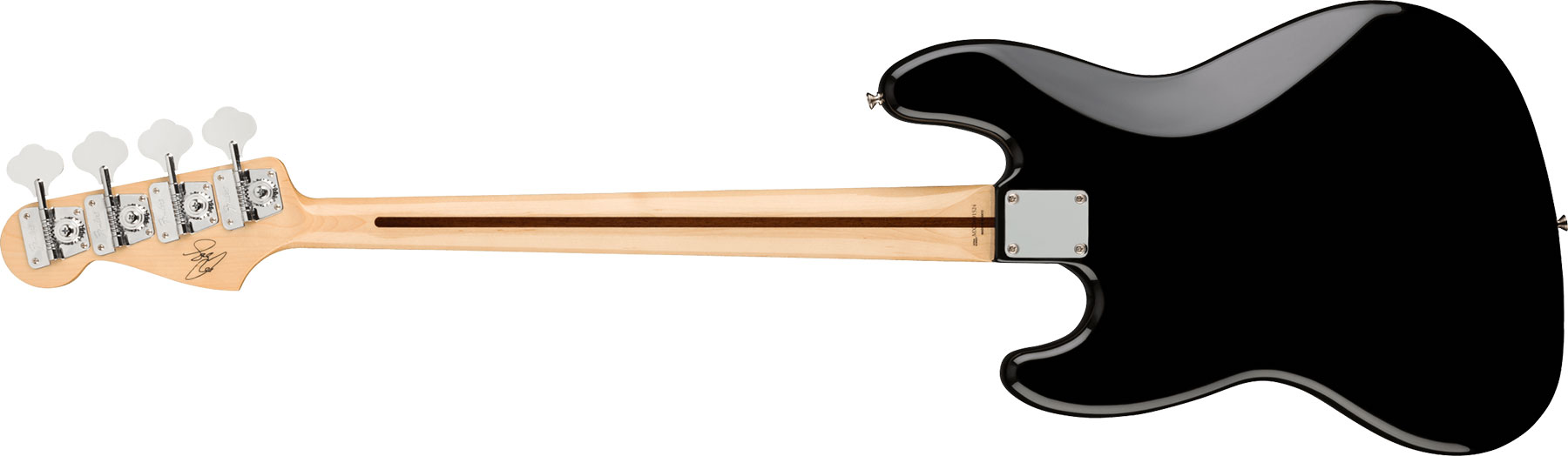 Fender Geddy Lee Jazz Bass Signature Mex Mn - Black - Solidbody E-bass - Variation 1