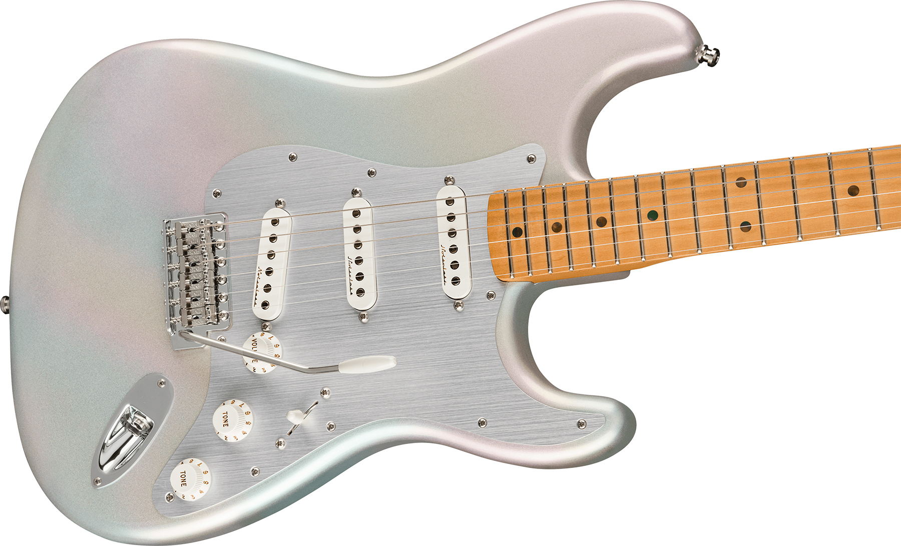 Fender H.e.r. Strat Signature Mex 3s Trem Mn - Chrome Glow - E-Gitarre in Str-Form - Variation 2