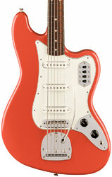 Bariton e-gitarre Fender Vintera II '60s Bass VI (MEX, RW) - Fiesta red