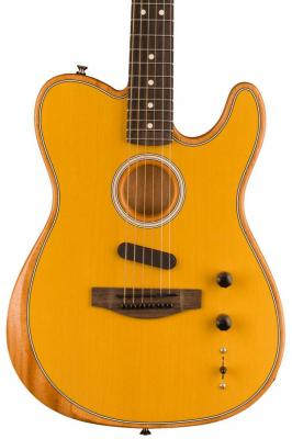 Elektroakustische gitarre Fender Acoustasonic Player Telecaster (MEX, RW) - Butterscotch blonde
