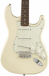 E-gitarre in str-form Fender Albert Hammond Jr. Stratocaster (MEX, RW) - Olympic white