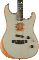 Folk-gitarre Fender American Acoustasonic Stratocaster - Transparent sonic blue