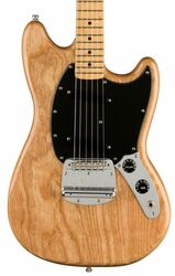 Retro-rock-e-gitarre Fender BEN GIBBARD MUSTANG SIGNATURE - Natural