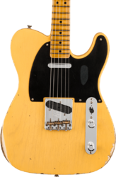 E-gitarre in teleform Fender Custom Shop 70th Anniversary Broadcaster Ltd - Relic aged nocaster blonde