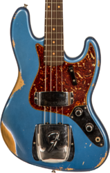 Solidbody e-bass Fender Custom Shop 1961 Jazz Bass #CZ556667 - Heavy relic lake placid blue
