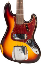 Solidbody e-bass Fender Custom Shop 1962 Jazz Bass #CZ569015 - Relic 3-color sunburst