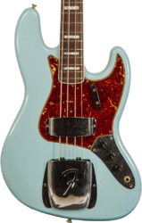 Solidbody e-bass Fender Custom Shop 1966 Jazz Bass #CZ553892 - Journeyman relic daphne blue