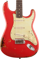 Custom Shop Michael Landau 1963 Stratocaster - Relic Fiesta Red o. 3-Color Sunburst
