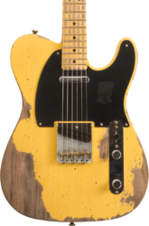 E-gitarre in str-form Fender Custom Shop 1951 Nocaster #R137320 - Heavy Relic Natural Blonde