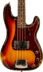 Solidbody e-bass Fender Custom Shop 1961 Precision Bass #CZ556533 - Relic 3-color sunburst