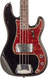 Solidbody e-bass Fender Custom Shop 1962 Precision Bass #R133798 - Journey Man Relic Black