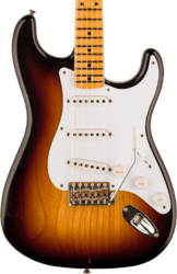 E-gitarre in str-form Fender Custom Shop 70th Anniversary 1954 Stratocaster Ltd - Journeyman relic wide-fade 2-color sunburst