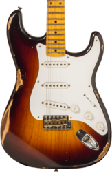 E-gitarre in str-form Fender Custom Shop 70th Anniversary 1954 Stratocaster Ltd #XN4316 - Relic wide fade 2-color sunburst