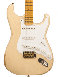 E-gitarre in str-form Fender Custom Shop 70th Anniversary 1954 Stratocaster #XN5052 - Relic vintage blonde