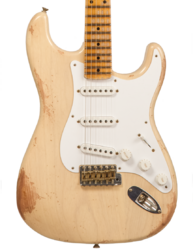 E-gitarre in str-form Fender Custom Shop 70th Anniversary 1954 Stratocaster #XN5073 - Heavy relic vintage blonde