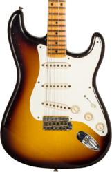 E-gitarre in str-form Fender Custom Shop 1956 Stratocaster #CZ575333 - Journeyman relic 2-color sunburst