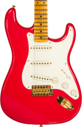 E-gitarre in str-form Fender Custom Shop 1956 Stratocaster #R130433 - Journeyman relic fiesta red 