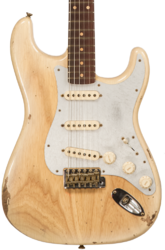 E-gitarre in str-form Fender Custom Shop 1956 Stratocaster #R134776 - Relic natural blonde