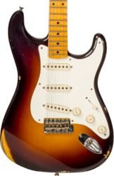 E-gitarre in str-form Fender Custom Shop 1957 Stratocaster #CZ571791 - Relic wide fade 2-color sunburst
