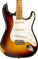 E-gitarre in str-form Fender Custom Shop 1957 Stratocaster #CZ575421 - Relic 2-color sunburst