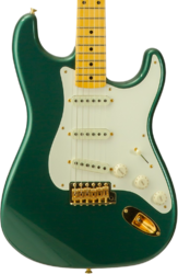 E-gitarre in str-form Fender Custom Shop Vintage Custom 1962 Stratocaster #R145062 - Time Capsule Sherwood Green Metallic