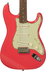 E-gitarre in str-form Fender Custom Shop 1959 Stratocaster #CZ569772 - Journeyman relic aged fiesta red