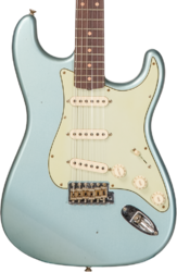 E-gitarre in str-form Fender Custom Shop 1959 Stratocaster #CZ570883 - Journeyman relic teal green metallic