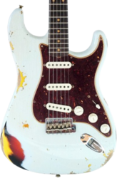 Custom Shop 1961 Stratocaster - Heavy Relic Sonic Blue o. 3-Color Sunburst