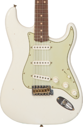 E-gitarre in str-form Fender Custom Shop 1962/63 Stratocaster #CZ565163 - Journeyman relic olympic white 