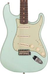E-gitarre in str-form Fender Custom Shop 1964 Stratocaster #CZ579859 - Journey Man Relic Aged Surf Green