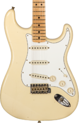 E-gitarre in str-form Fender Custom Shop 1969 Stratocaster #CZ576216 - Journeyman relic aged vintage white
