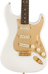 E-gitarre in str-form Fender Custom Shop 75th Anniversary Stratocaster - Nos diamond white pearl