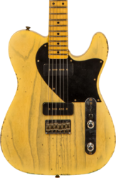 E-gitarre in teleform Fender Custom Shop 1950 Telecaster Masterbuilt Jason Smith #R111000 - Relic nocaster blonde