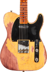 E-gitarre in teleform Fender Custom Shop 1952 Telecaster #128066 - Super heavy relic nocaster blonde
