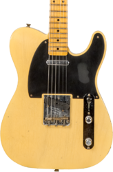 E-gitarre in teleform Fender Custom Shop 1953 Telecaster #R126793 - Journeyman relic aged nocaster blonde