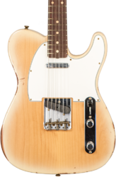 E-gitarre in teleform Fender Custom Shop 1960 Telecaster #R135928 - Relic natural blonde
