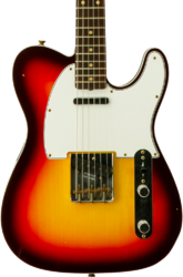 E-gitarre in teleform Fender Custom Shop Vintage Custom 1960 Telecaster #R147862 - Journeyman Relic 3-Color Sunburst