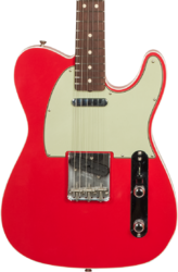 E-gitarre in teleform Fender Custom Shop 1963 Telecaster #R127693 - Closet classic fiesta red